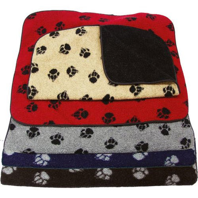 Sherpa Fleece couverture noir / pattes gris 76 x 127 cm - MyStetho Veterinary