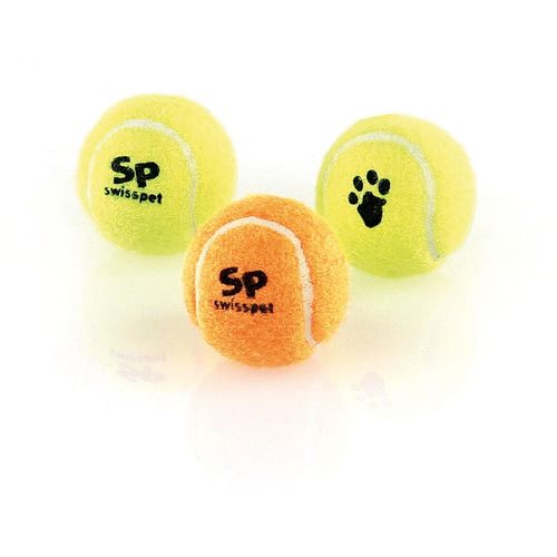 Swisspet Balles de tennis en caoutchouc, 3pcs - MyStetho Veterinary