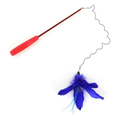 Swisspet Canne à pêche Kitty Teaser, bleue - MyStetho Veterinary