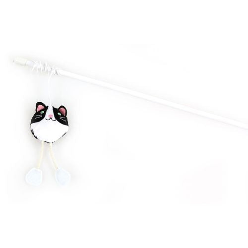Swisspet Canne pour chats souris avec froufrou, noire - MyStetho Veterinary
