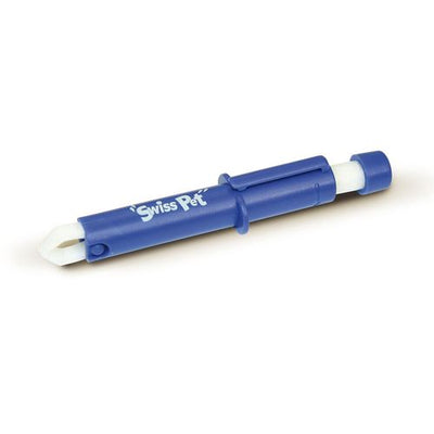 Swisspet Pince à tiques en plastique, bleue, 10cm - MyStetho Veterinary