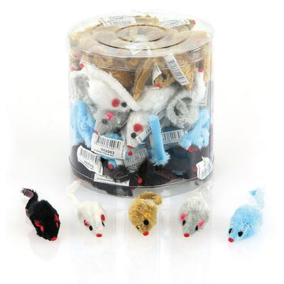 Swisspet souris en fourrure mutlicolore - MyStetho Veterinary