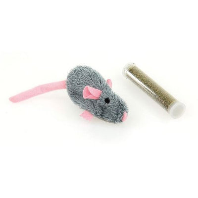 Swisspet Souris en peluche avec Catnip, grise - MyStetho Veterinary