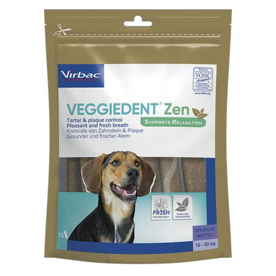 Veggiedent Zen chiens M (10-30 kg) 15 pièces - MyStetho Veterinary