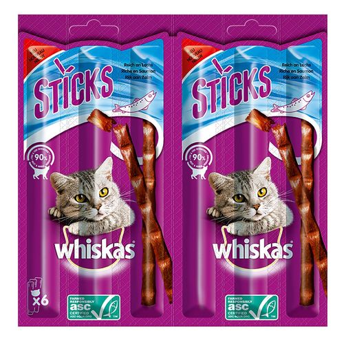 Whiskas Sticks Saumon - MyStetho Veterinary
