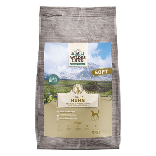 Wildes Land Canine Adult Soft poulet avec riz 5kg - MyStetho Veterinary