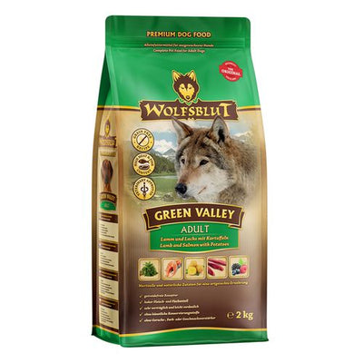 Wolfblut Canine Adult Green Valley - agneau & saumon avec pomme de terre 2kg - MyStetho Veterinary